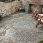 Dlažba kvarcit Olivka nepravidelná