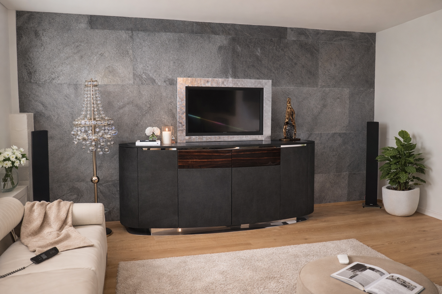 Kamenna Dyha Silver Shine 122x61cm