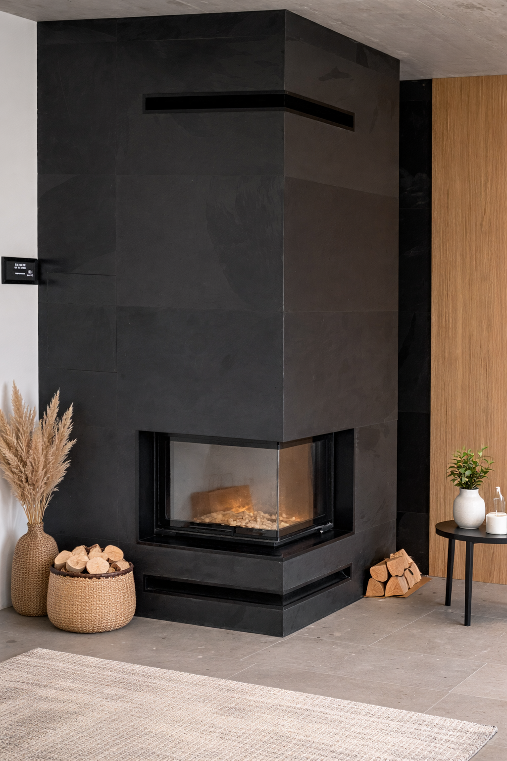 Obklad Bridlica Black Mamba 90x60cm