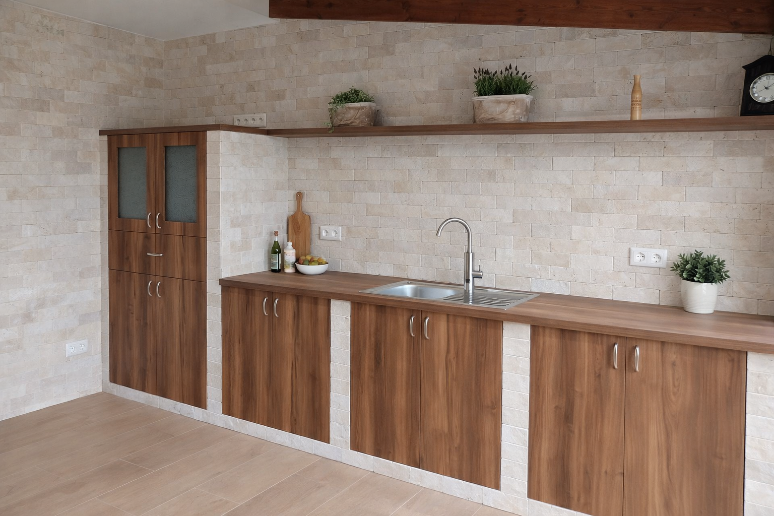 Tehlový obklad travertín classic 20,3x7,5cm