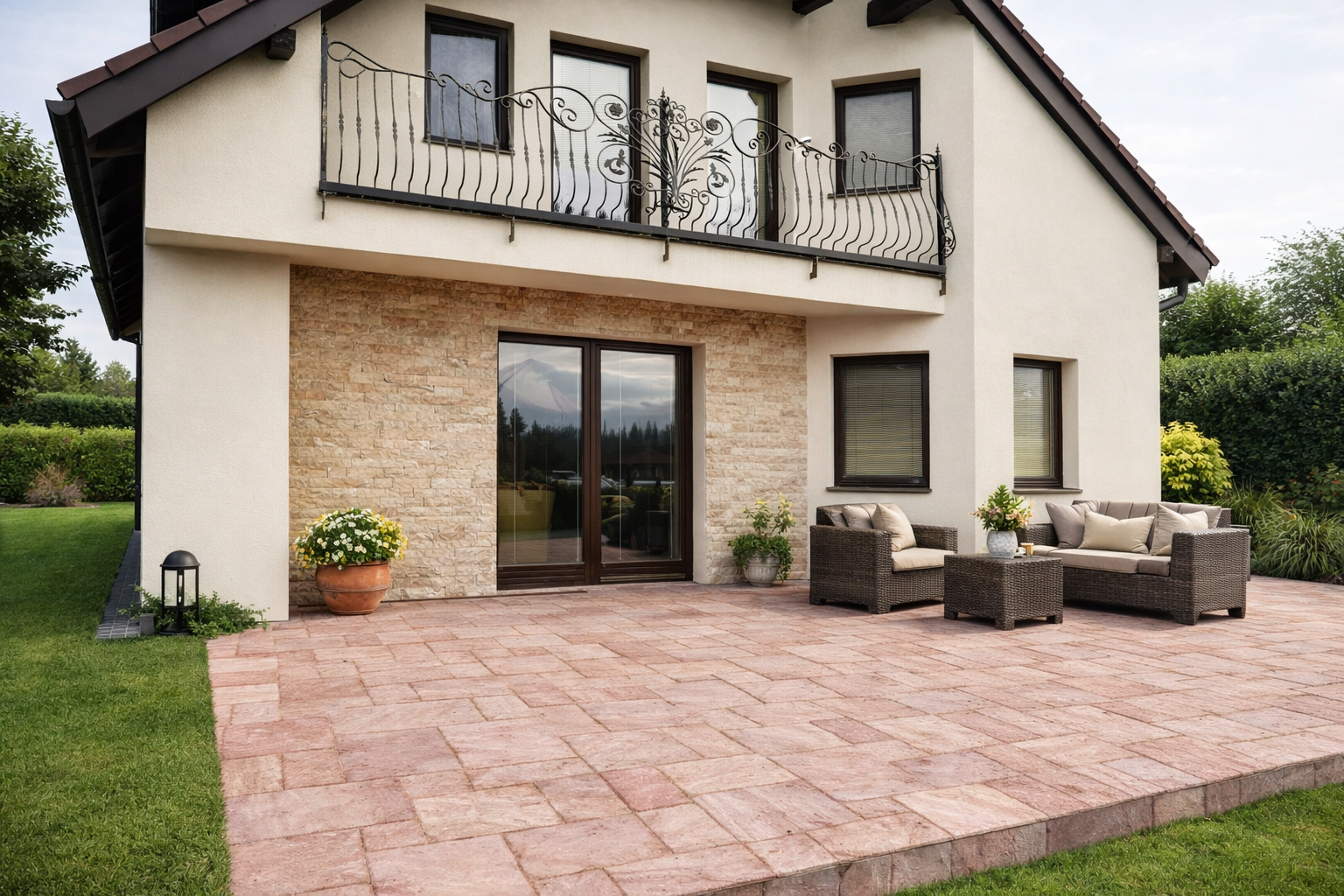 Dlažba travertín red 12mm hrubka