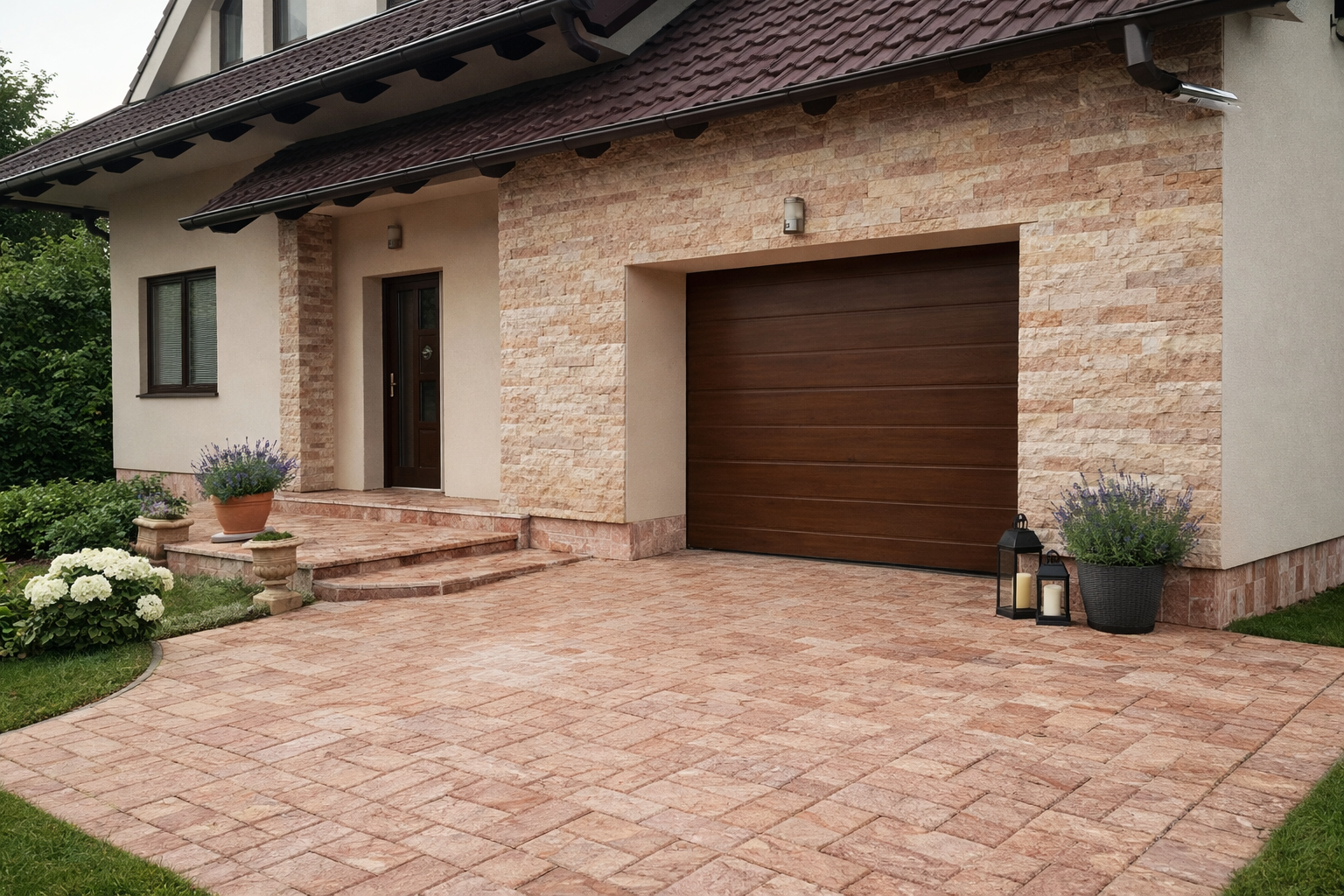 Dlažba Travertín RED 30,5x15,2cm vonkajšia dlažba