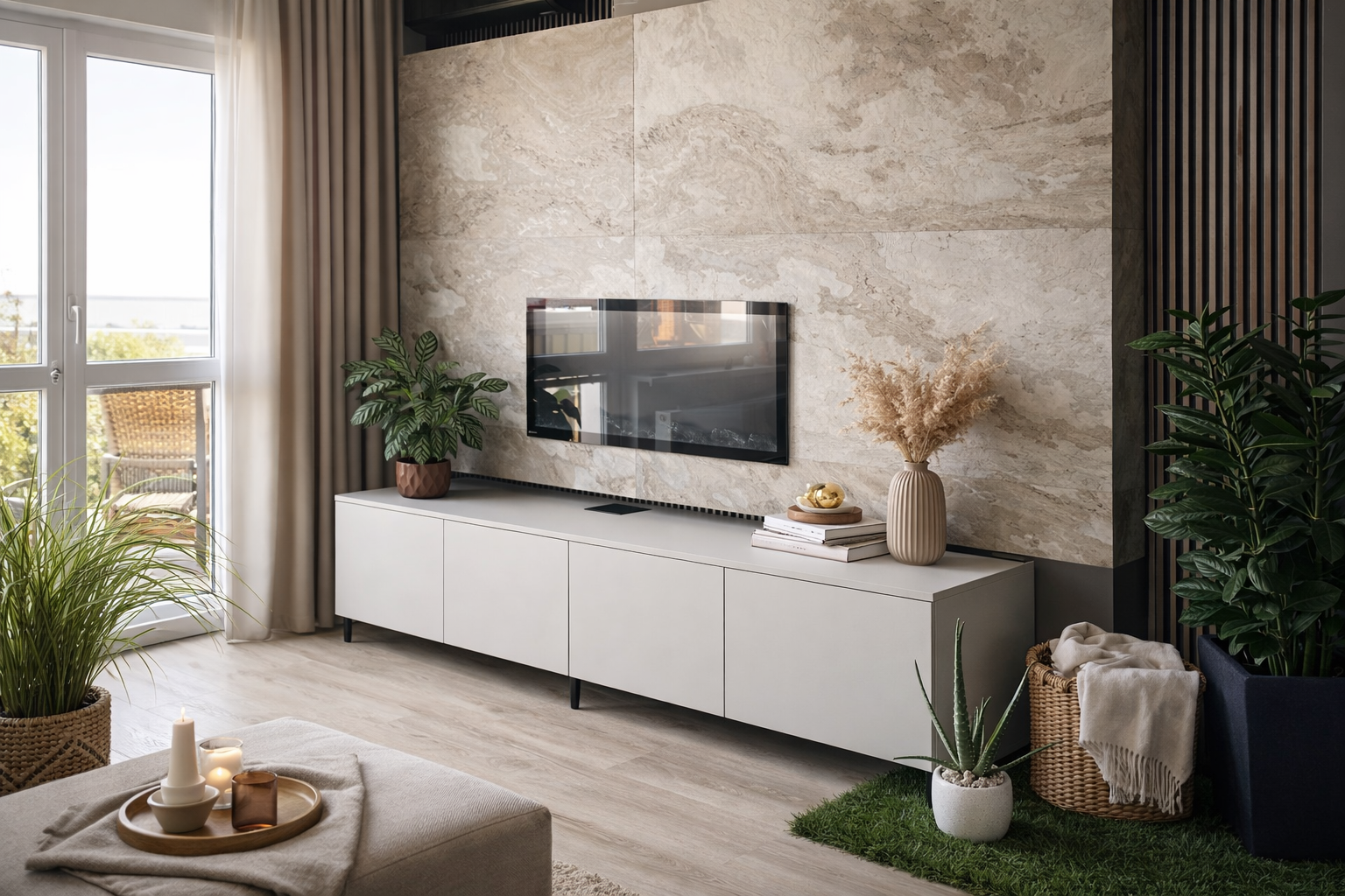 Kamenna dyha Autumn Cream 122x61cm