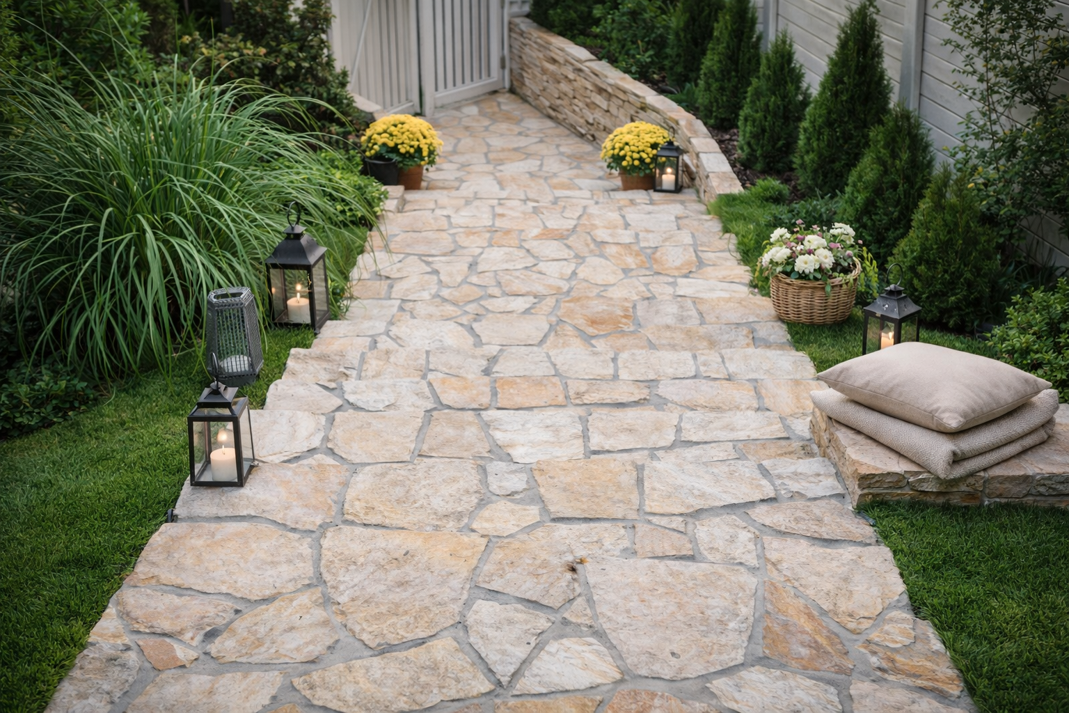 Kamenná dlažba Vápenec B4 2-3cm