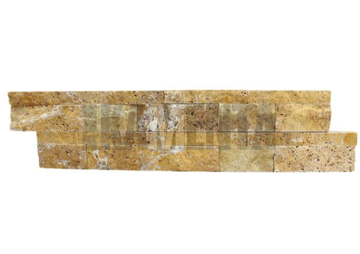 Kamenný obklad z Travertínu Gold Z panel 60x15cm, hrúbka 1,5-2,5cm