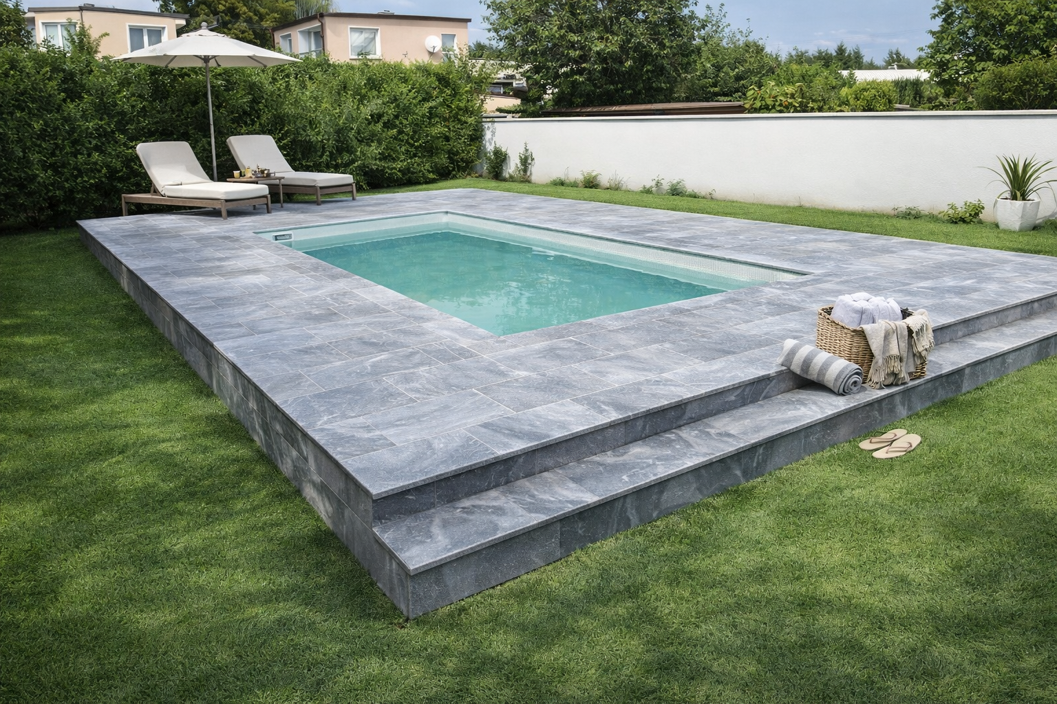 Mramor Dolphin Francúzsky vzor 3 cm Dlažba