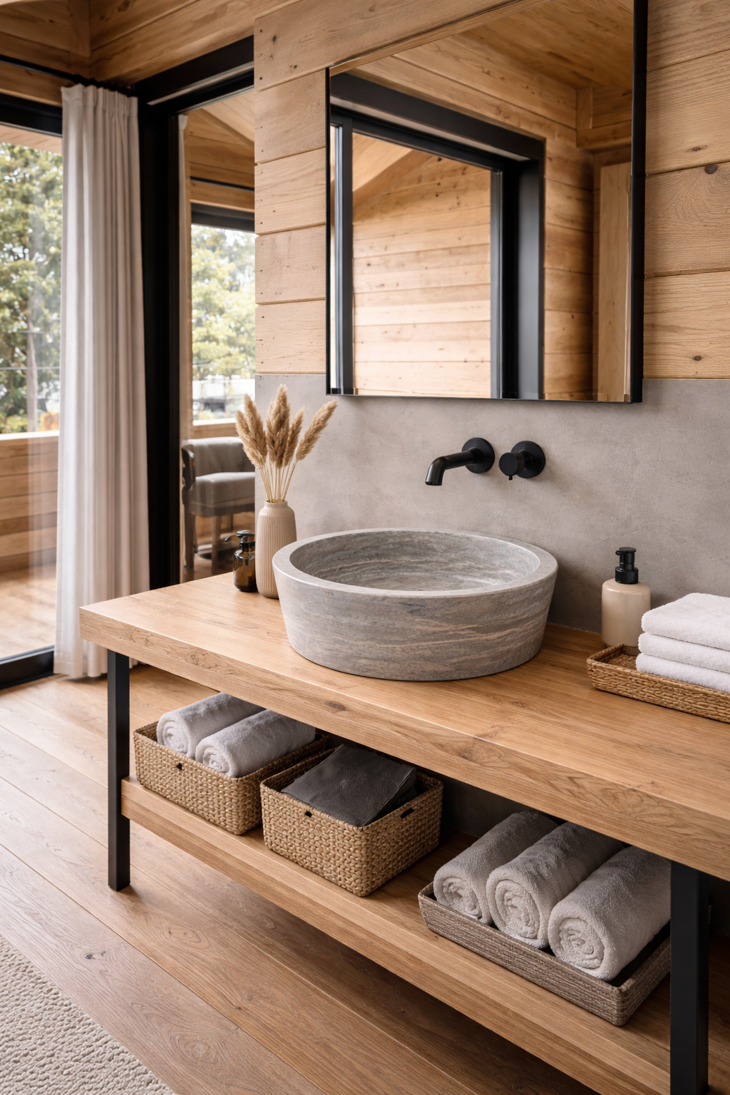 1436_Umyvadlo_Travertin_Silver