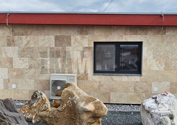 Travertín Classic 61 x 40,6cm, hrúbka : 1,2 cm - neplnený, brúsený povrch, Obklad z prírodného kameňa, obklad na stenu