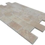 Travertín dlažba Classic PREMIUM 30,5 cm x 15,2 cm x 3 cm, matný - omielaný